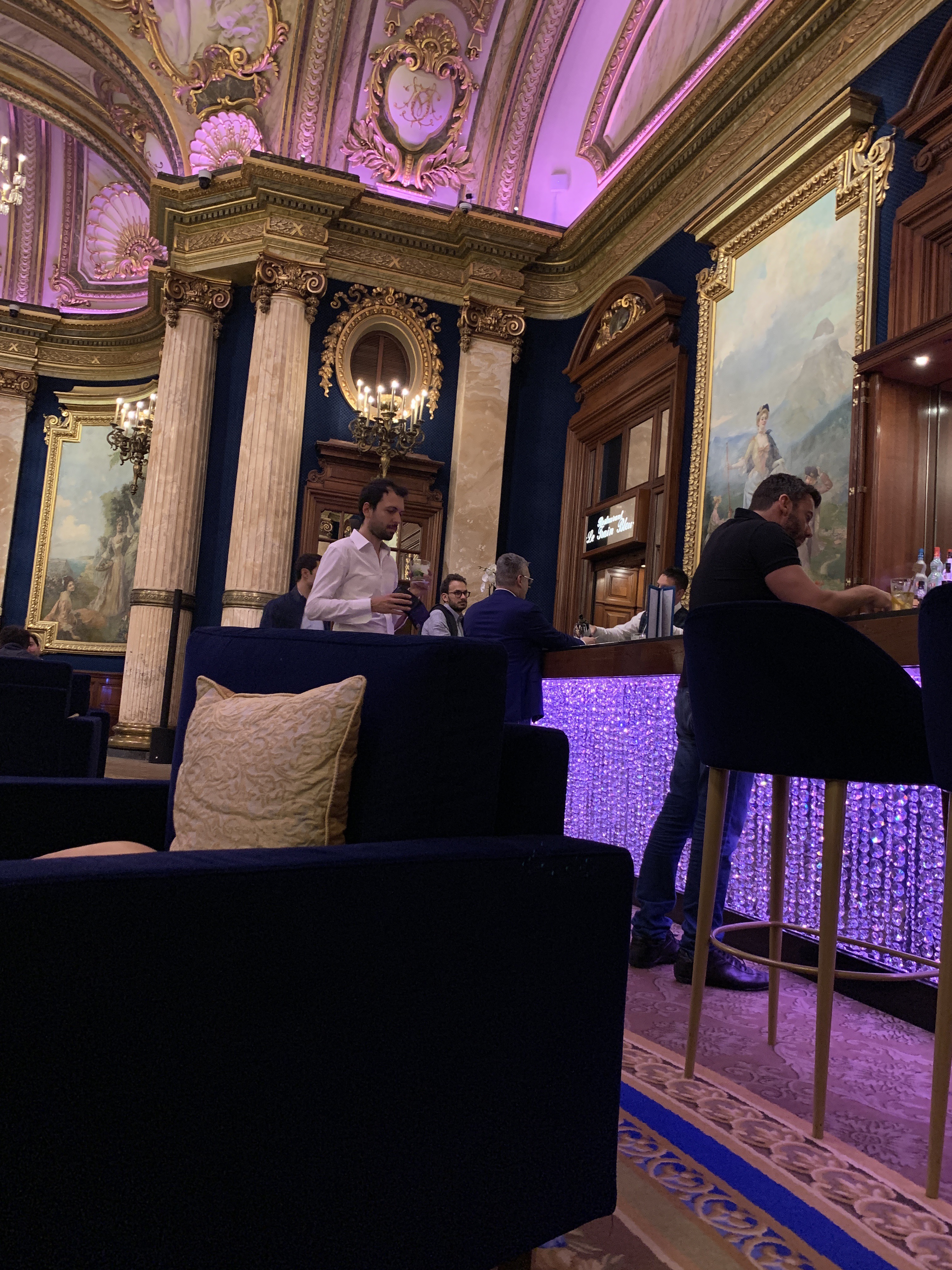 Bar in the Main Room of the Monte Carlo Casino in Monaco