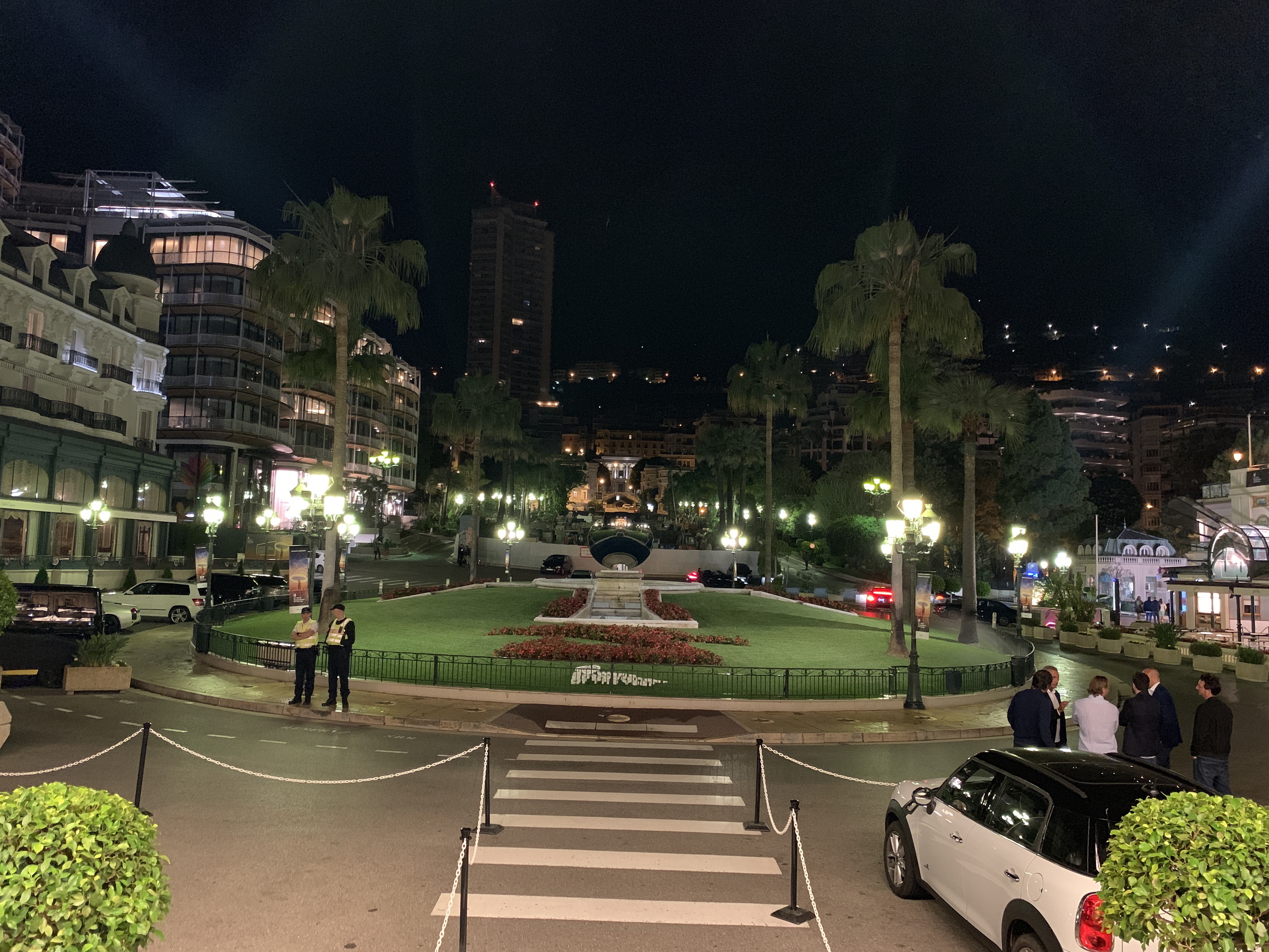 View from the Main Entrance of the Monte Carlo Casino